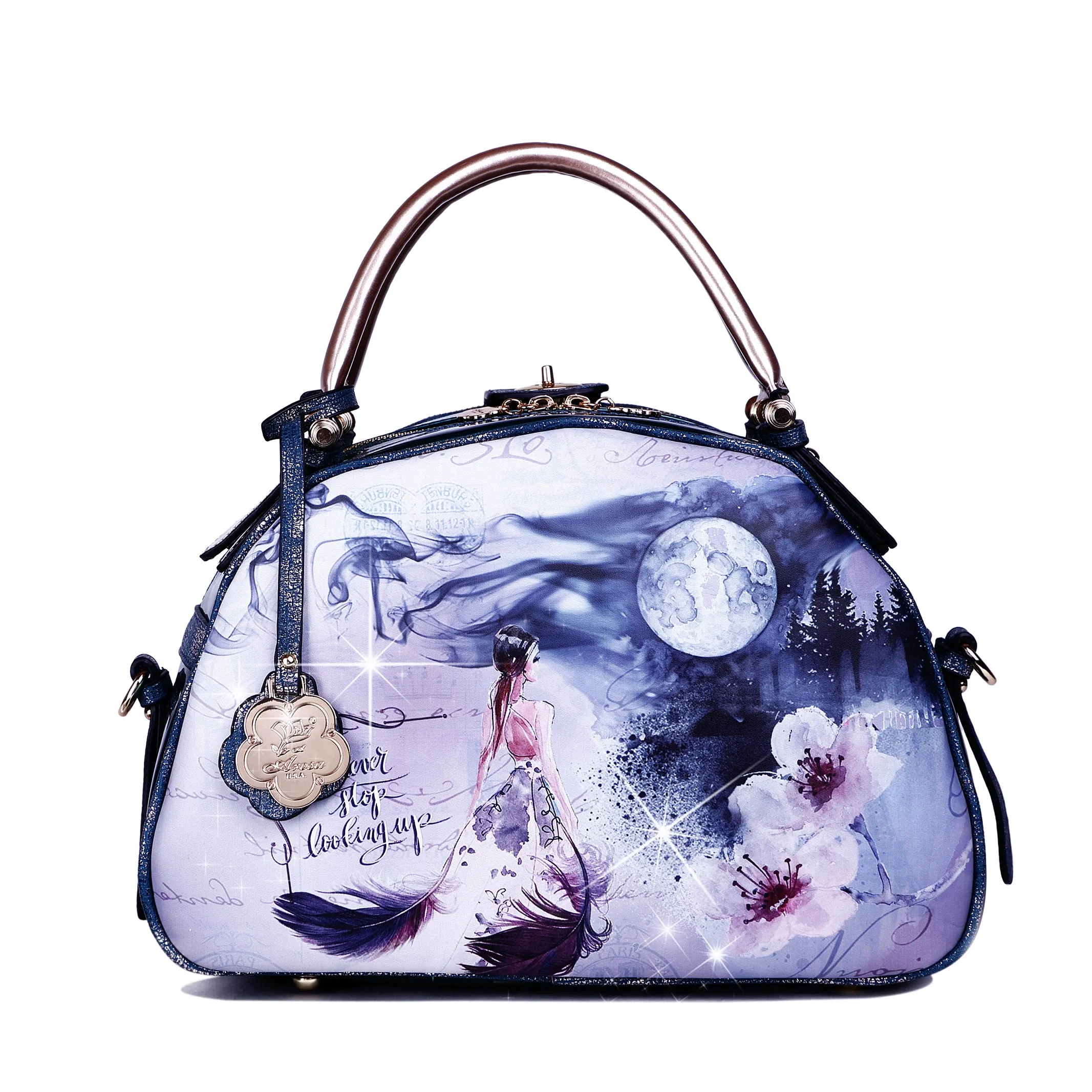 Arosa Midnight Serenity Satchel