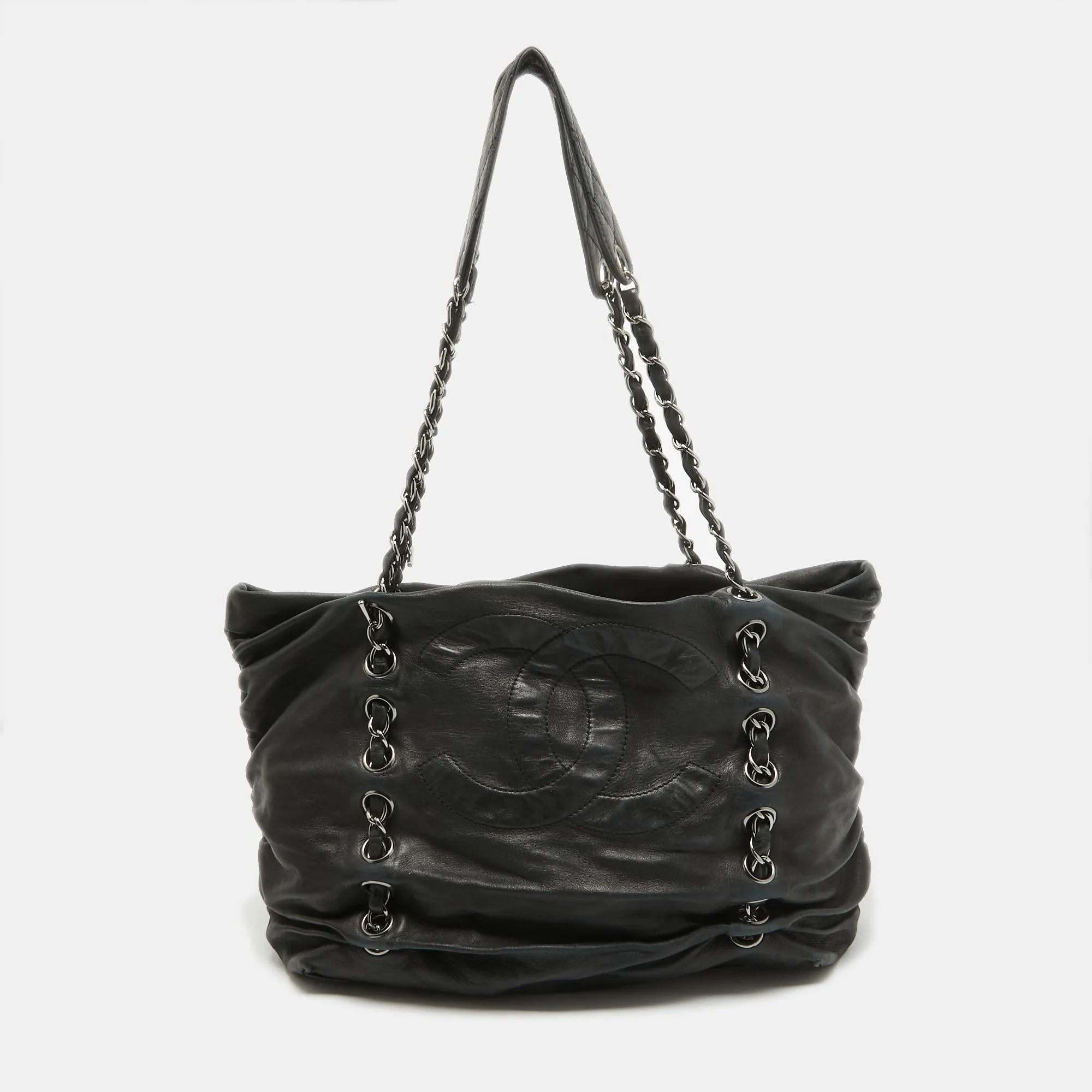 Black Leather Timeless Sharpel Tote