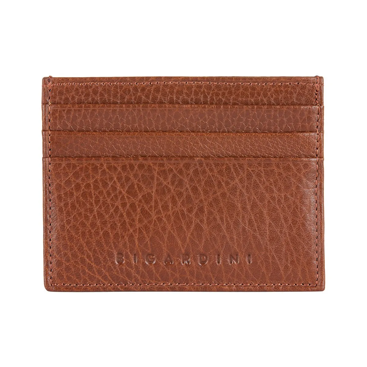 Brown Unisex Floater Leather Slim Wallet