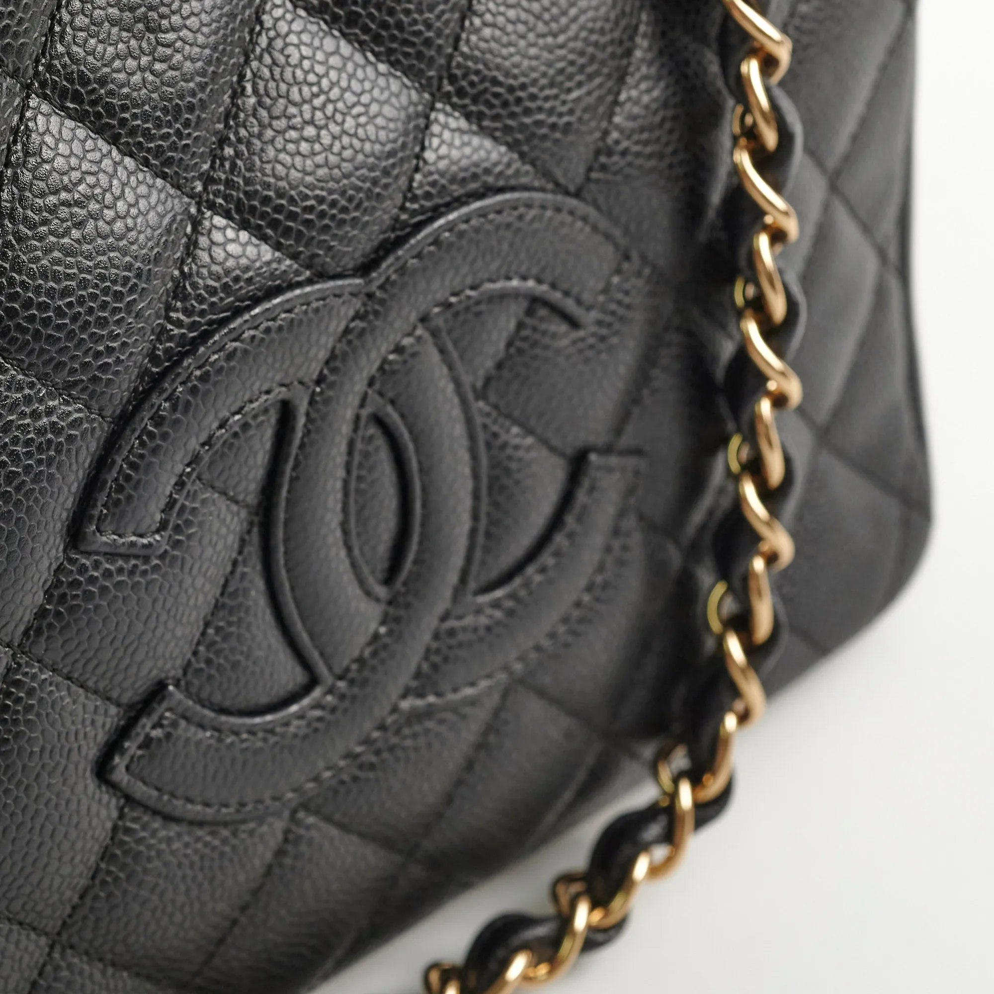 Chanel Black PST Petite Timeless Tote