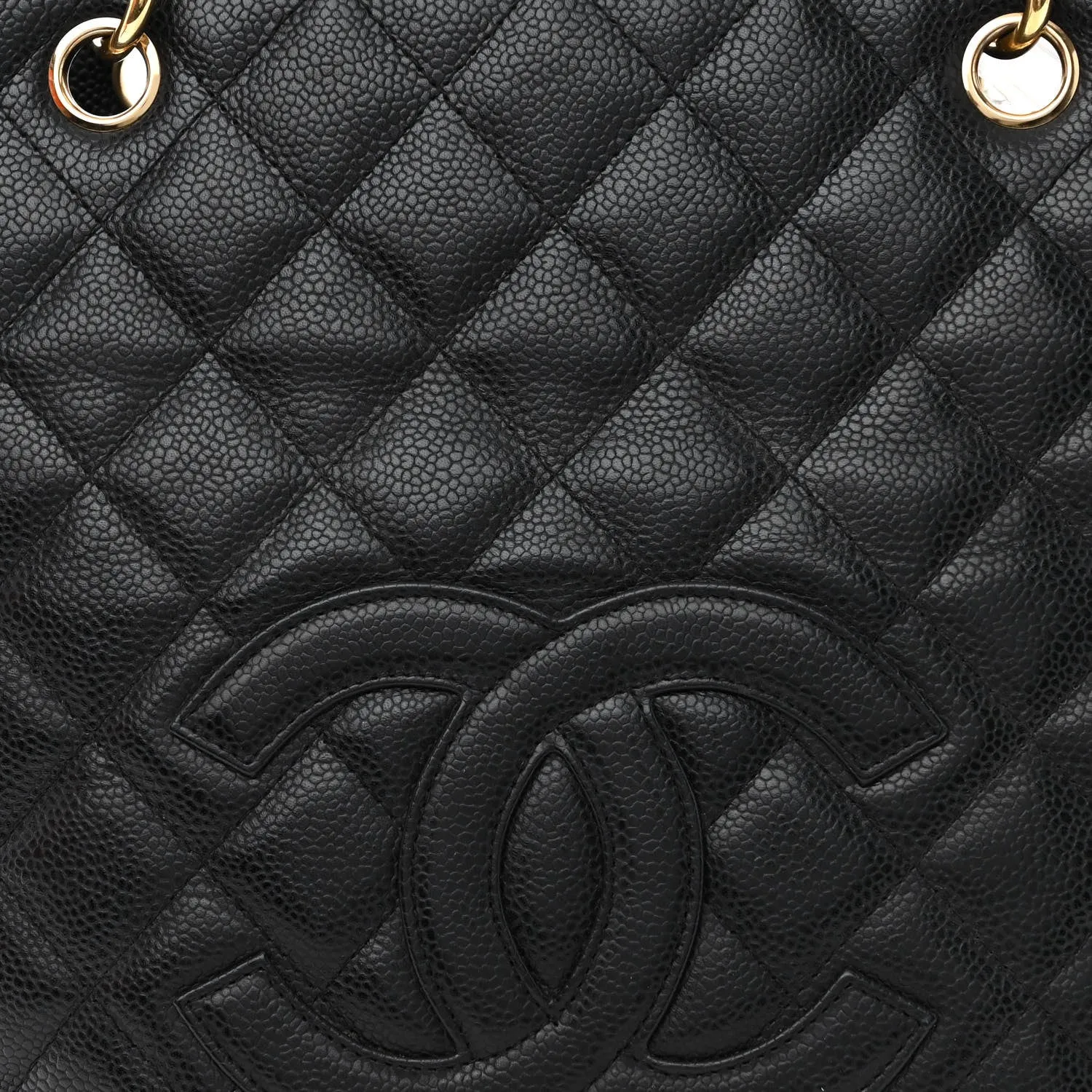 Chanel Caviar Quilted Petit Shopping