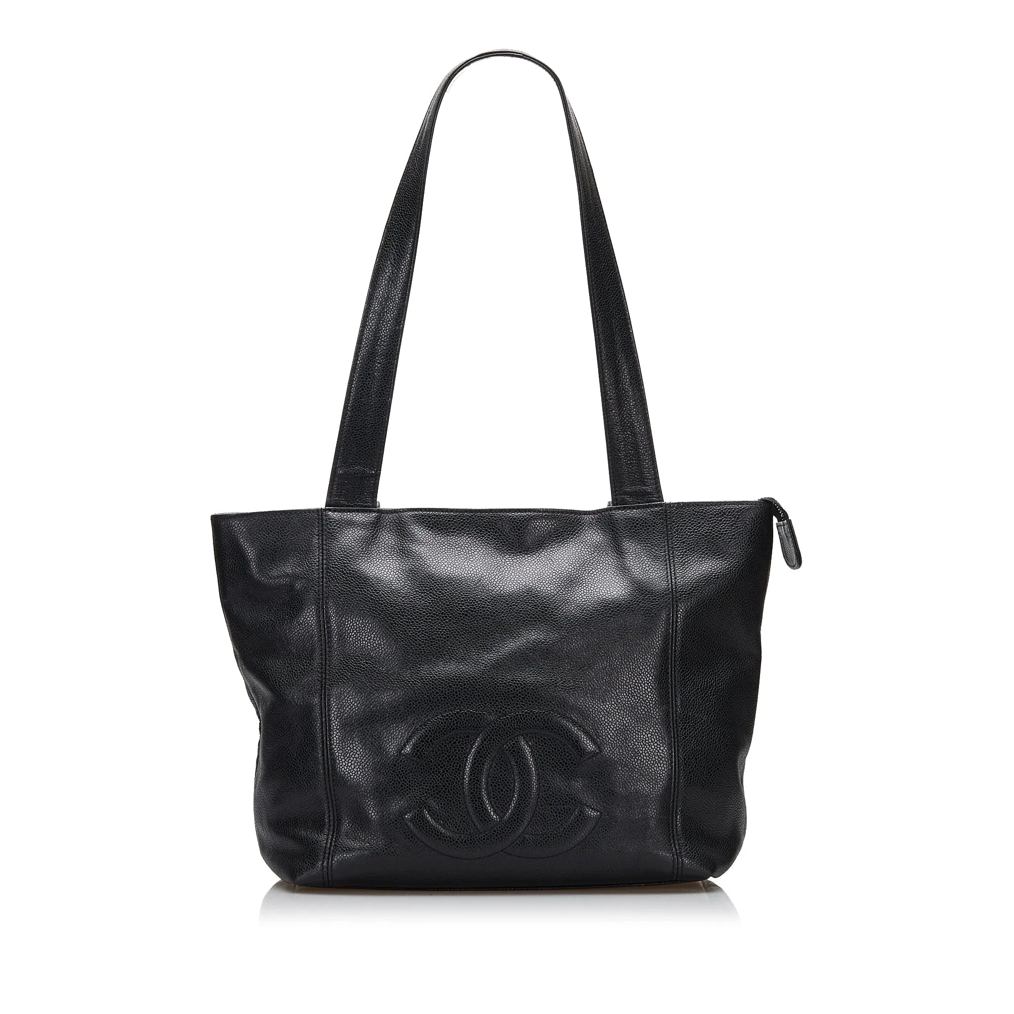 Chanel CC Tote Bag Black Caviar