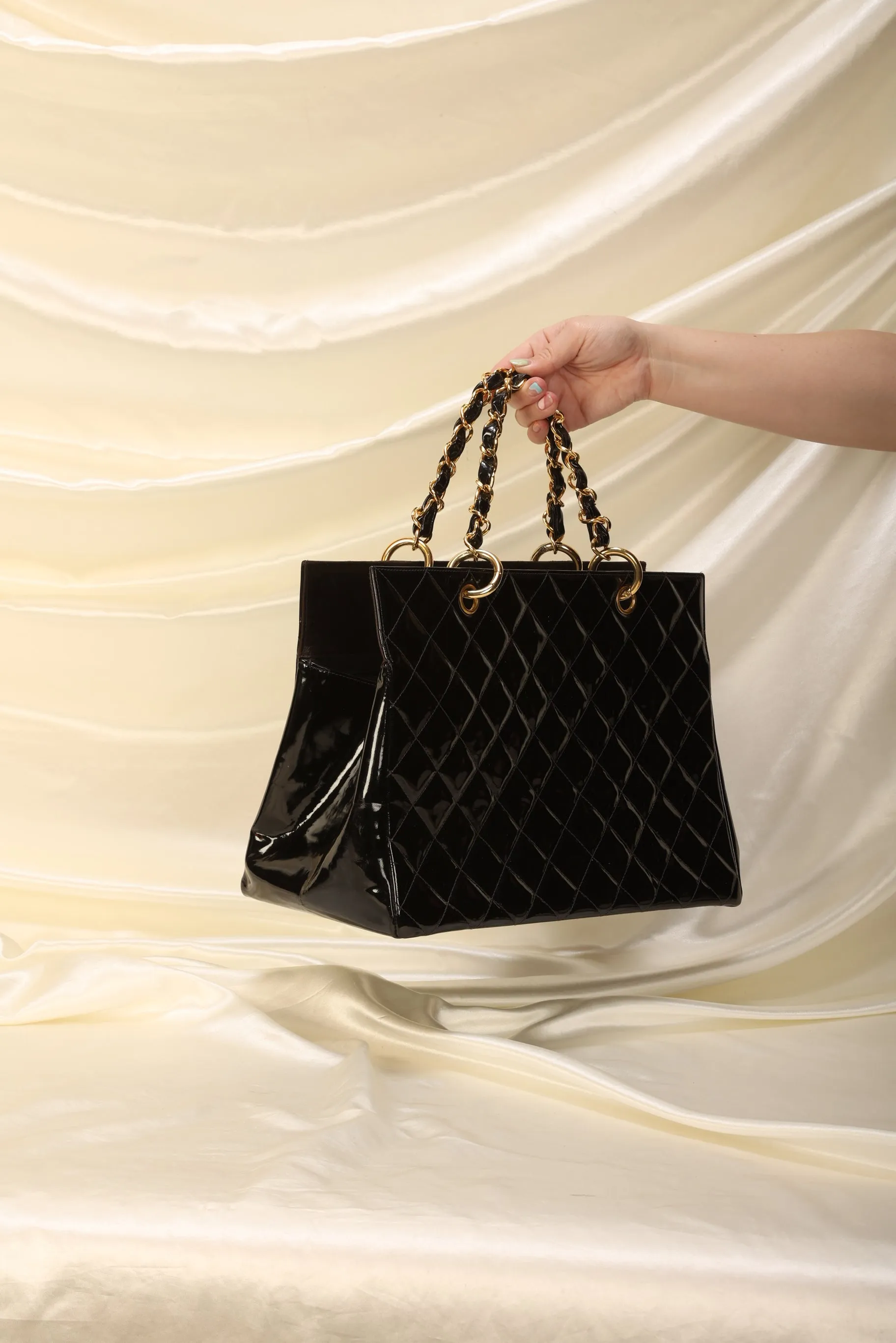 Chanel Patent Timeless Tote