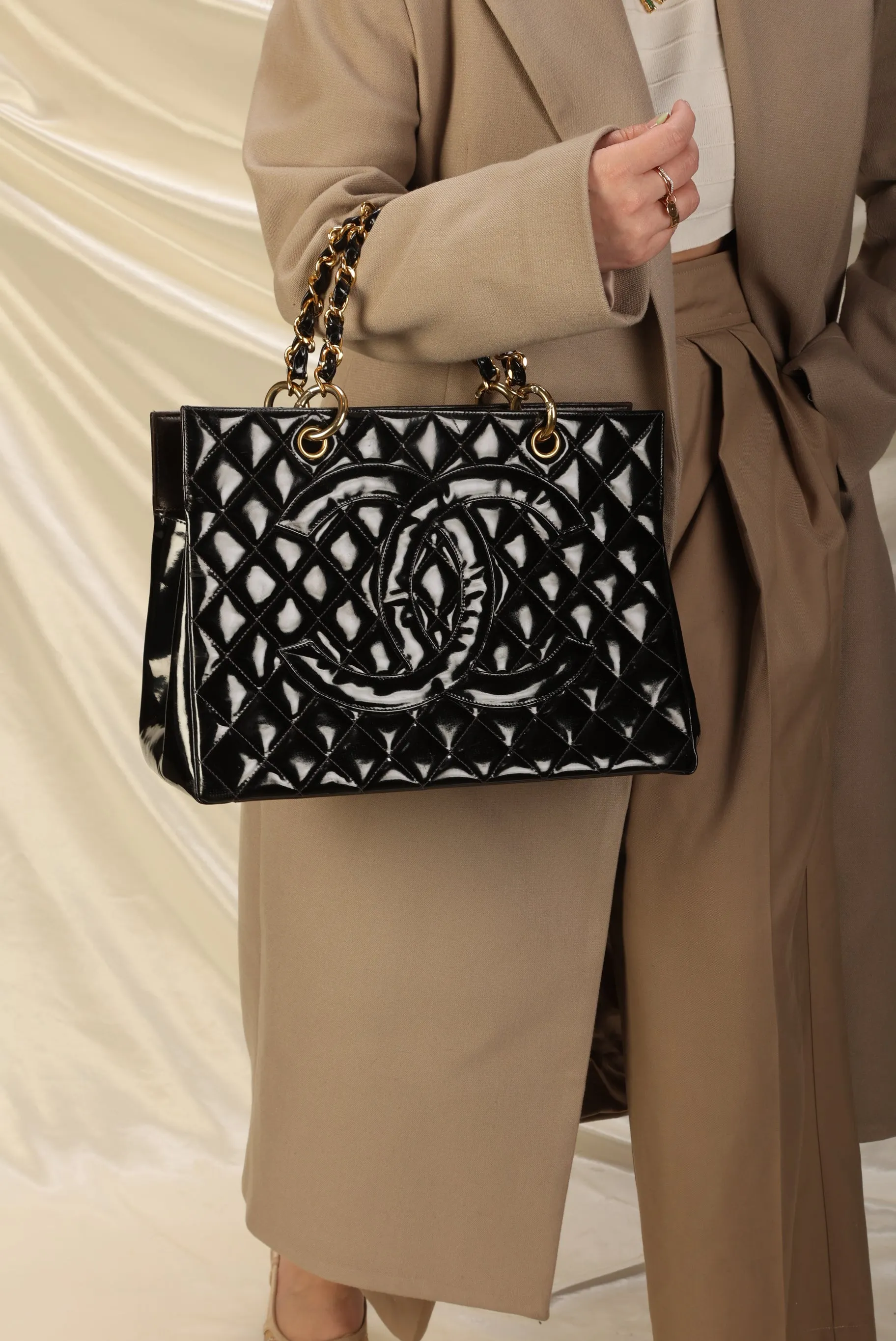 Chanel Patent Timeless Tote