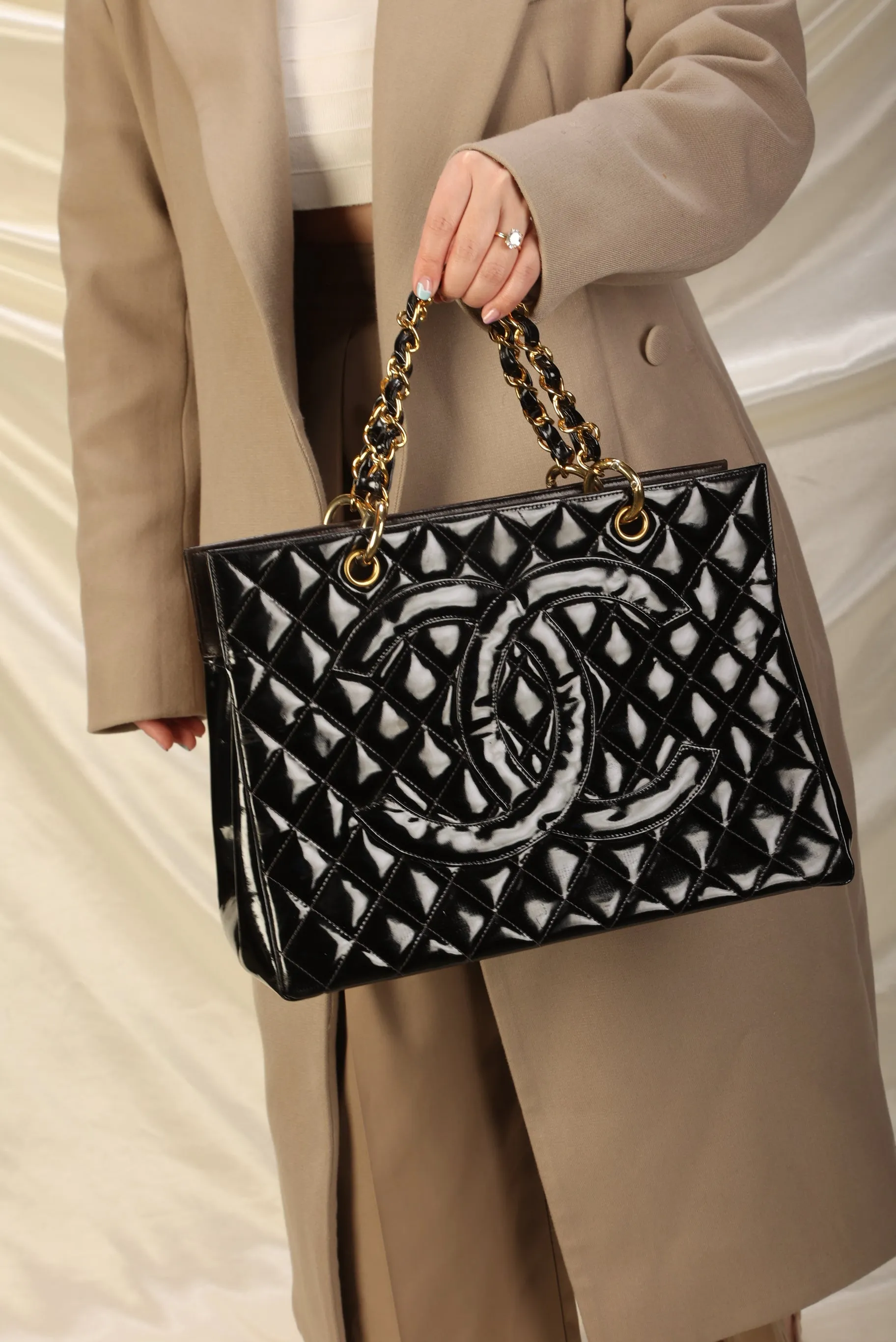 Chanel Patent Timeless Tote