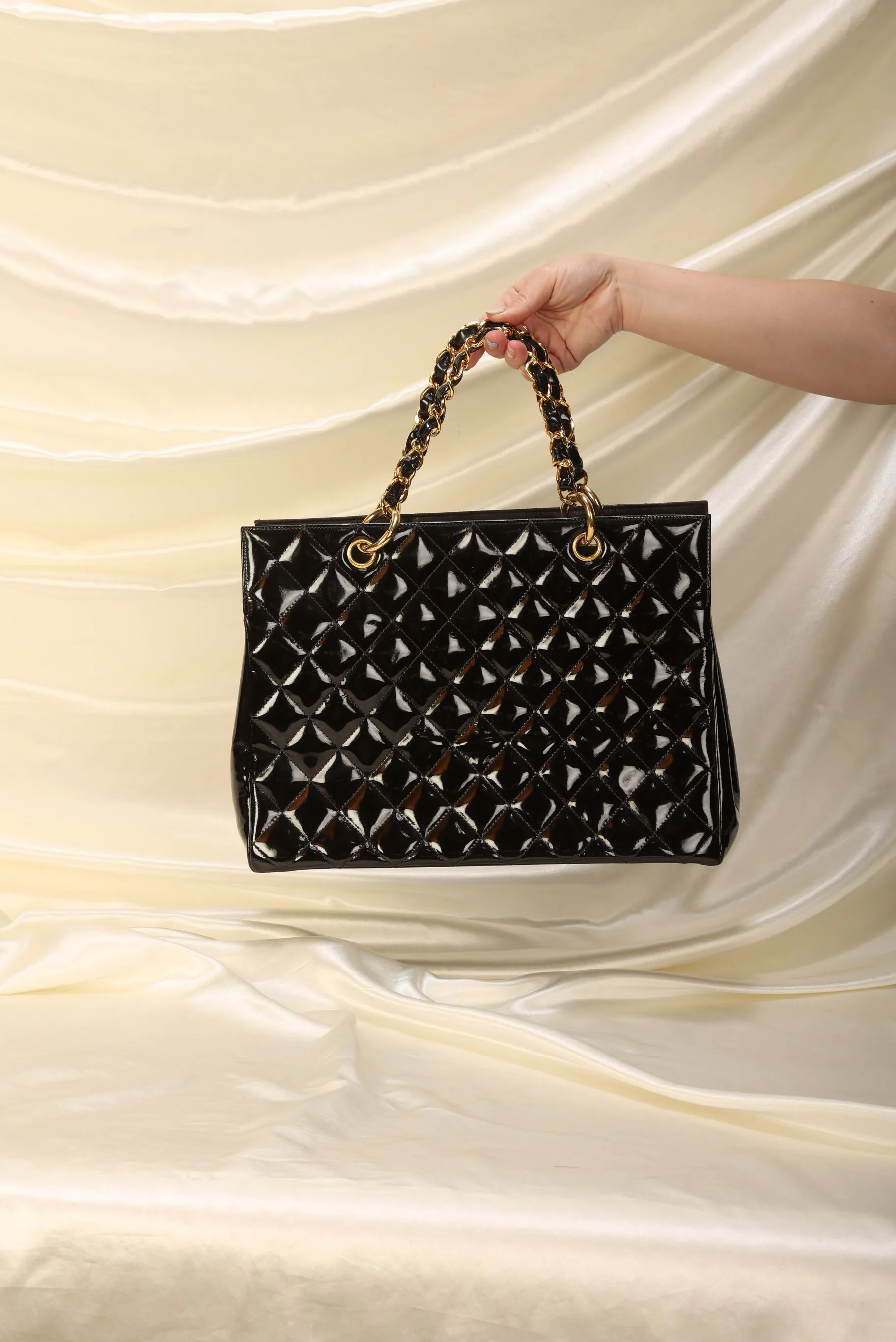 Chanel Patent Timeless Tote