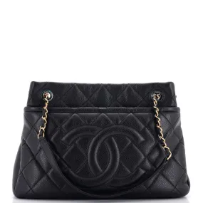 CHANEL Timeless CC Soft Tote Quilted Caviar Medium