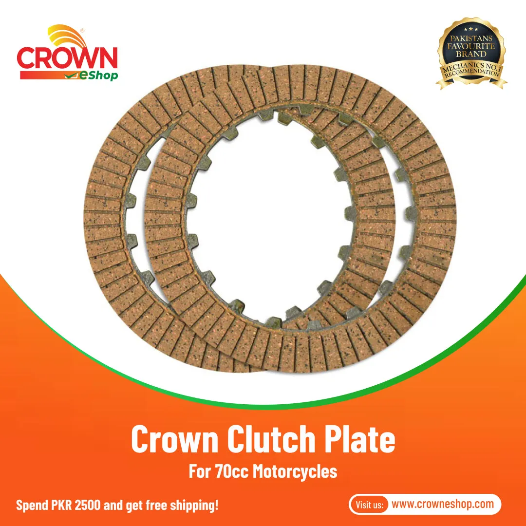 Crown Clutch Plate for 70cc Motorcycles