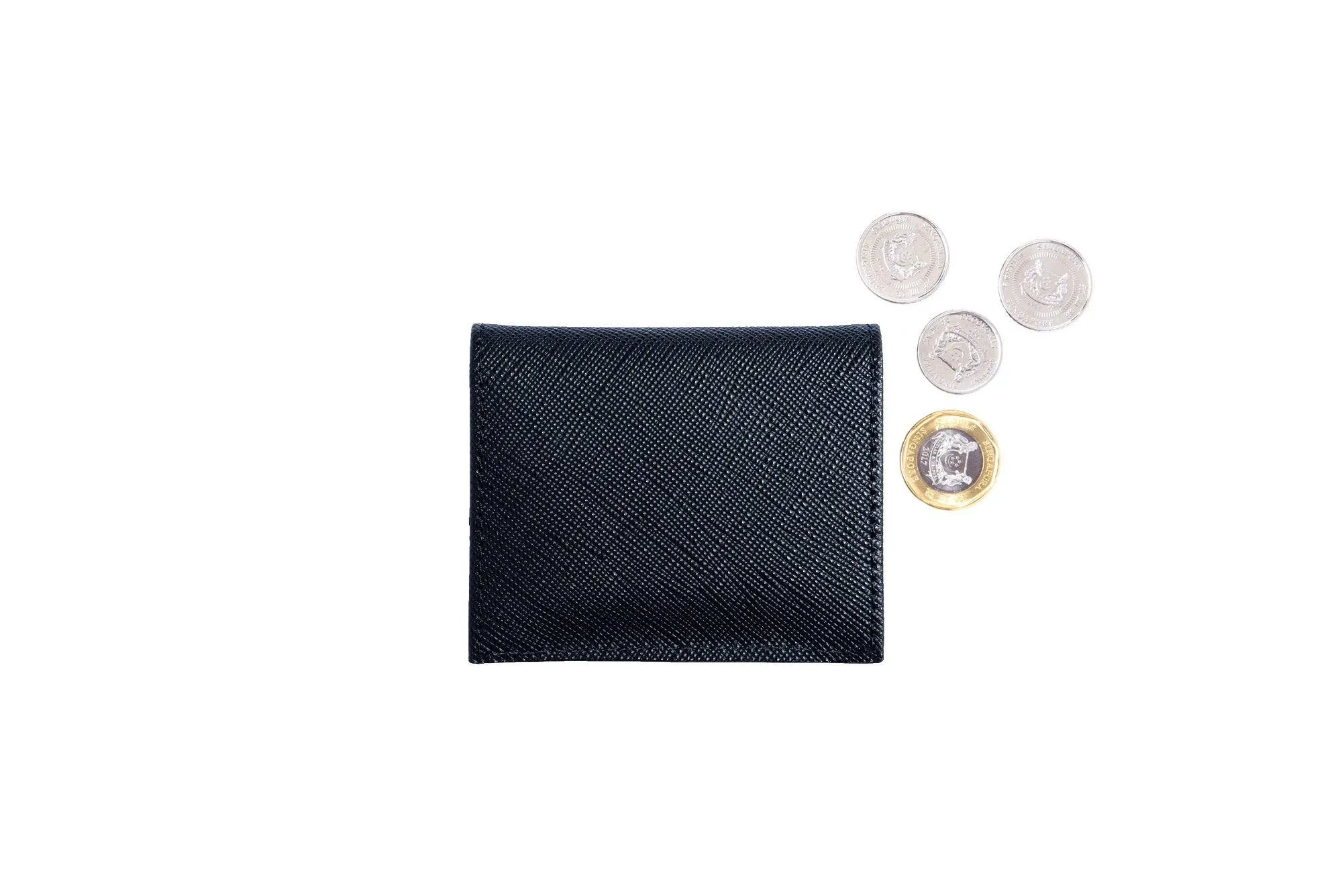 Ed Charly Mini Coin Pouch (Saffiano Leather)