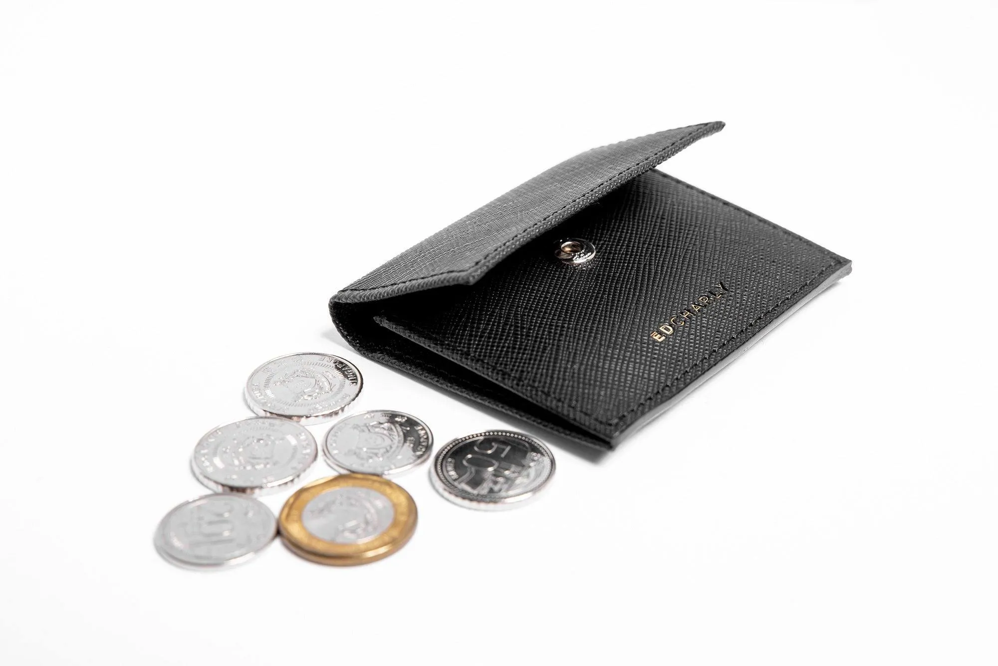 Ed Charly Mini Coin Pouch (Saffiano Leather)