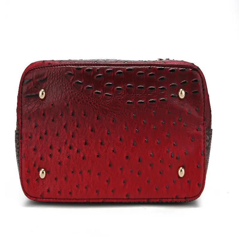 Grace Signature and Croc Embossed Tote