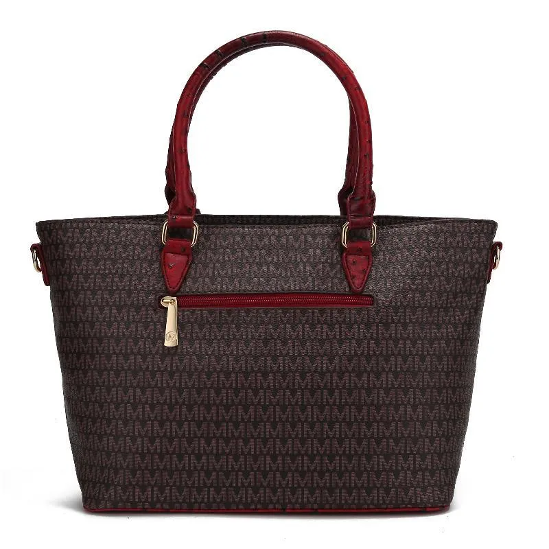 Grace Signature and Croc Embossed Tote