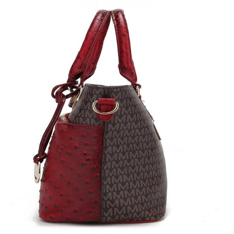 Grace Signature and Croc Embossed Tote