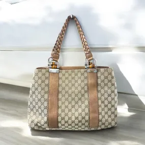 Gucci Libeccio Tote Bag(H27 x L38 x W12 cm)