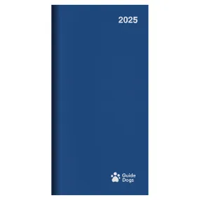 Guide Dogs 2025 slim pocket diary - 1 Week to View