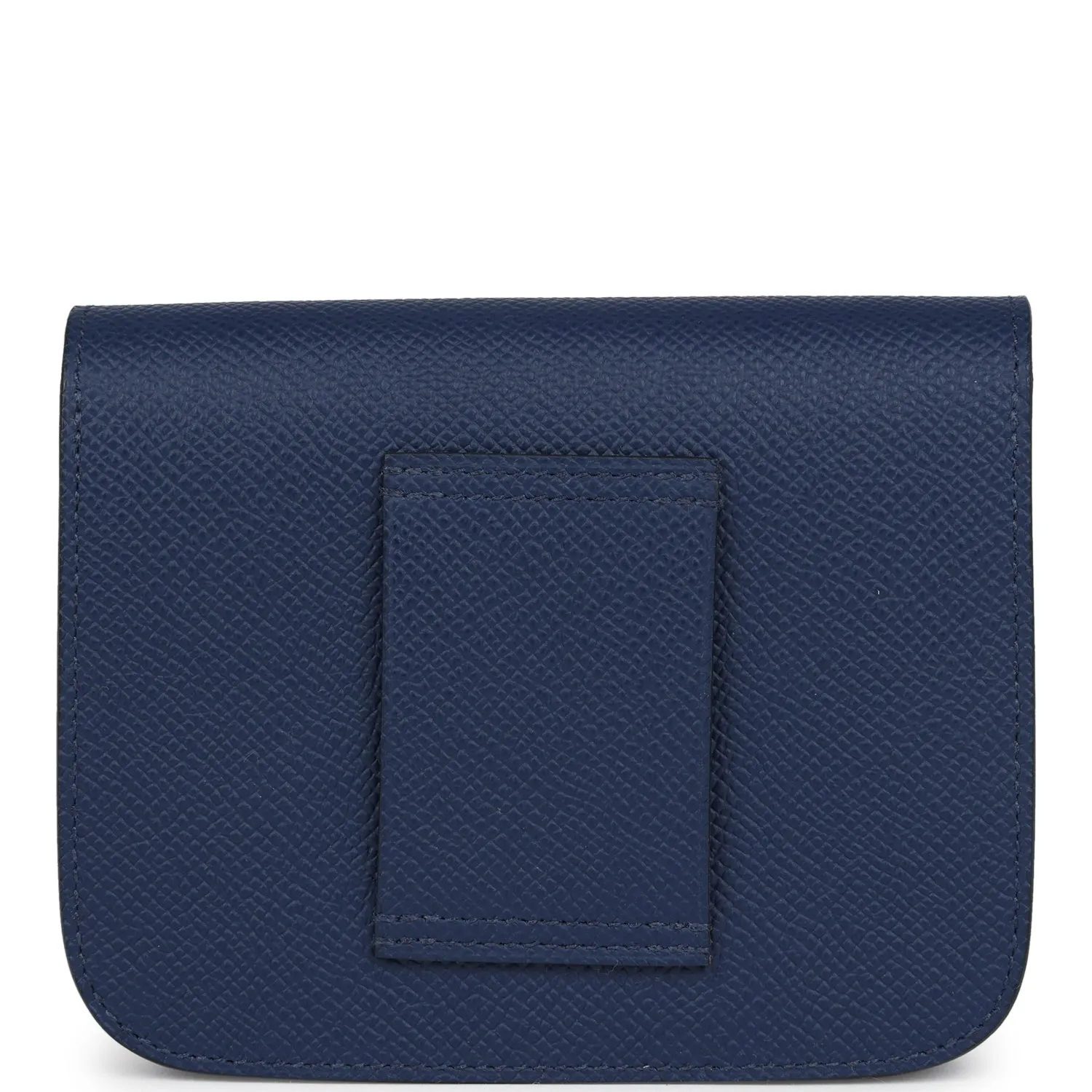 Hermes Constance Slim Wallet Bleu Navy Epsom Gold Hardware