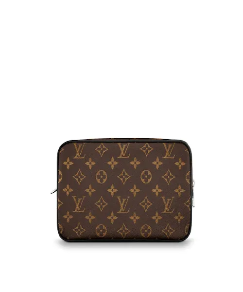 LV Kasai Clutch Monogram Macassar Canvas