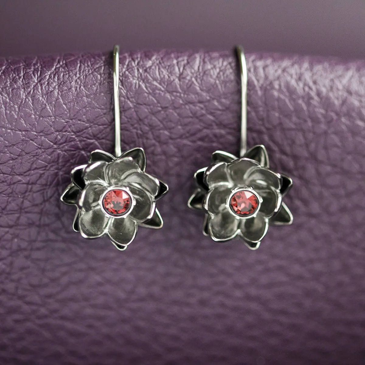 Magic: The Gathering X RockLove Black Lotus Crystal Earrings