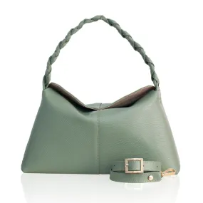 Margot Leather Handbag - Sage