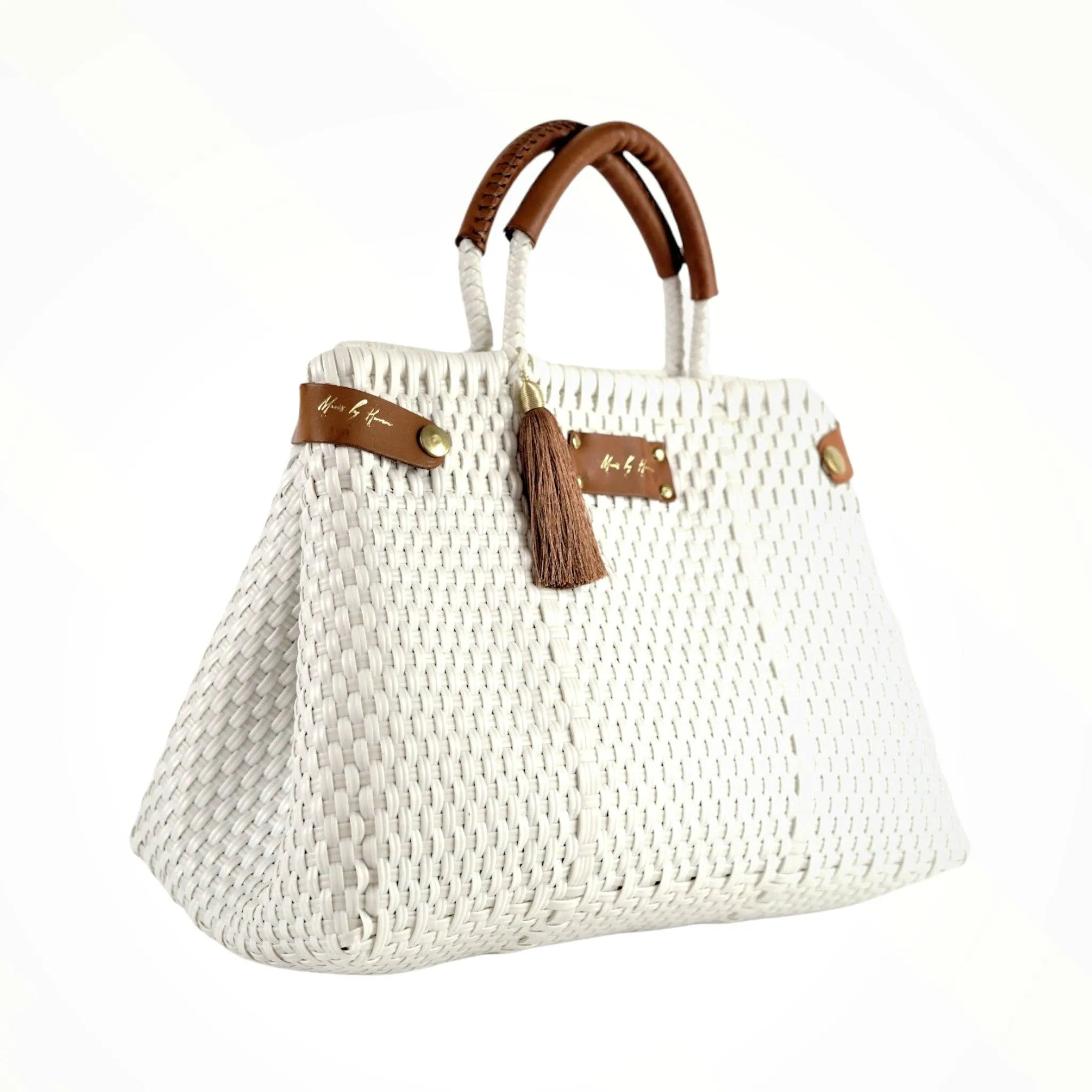 Mavis by Herrera Sustainable White Handbag