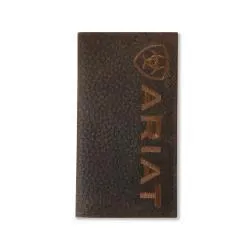 Men's Ariat Rodeo Wallet in Large Brown Logo