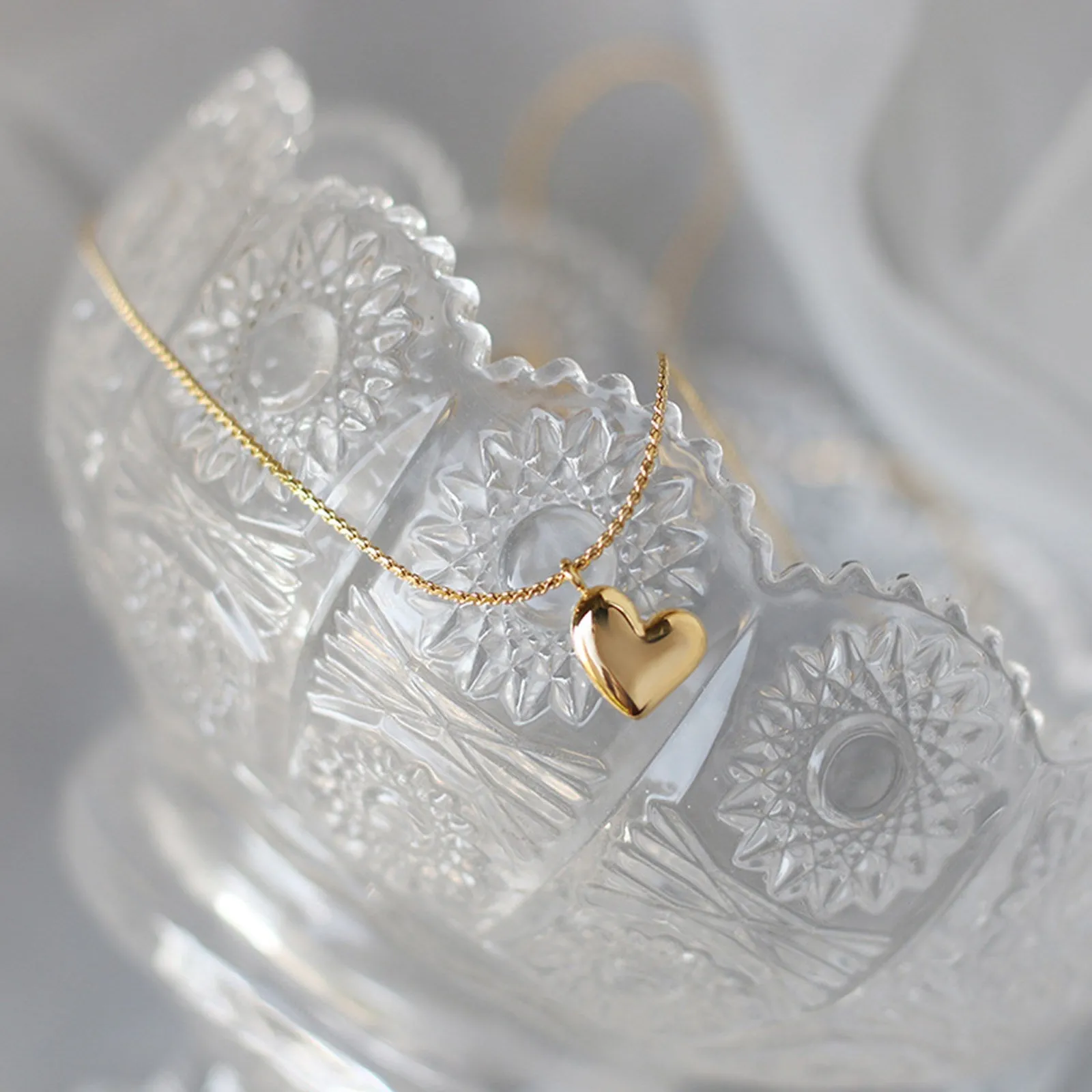 Puffy Heart Necklace