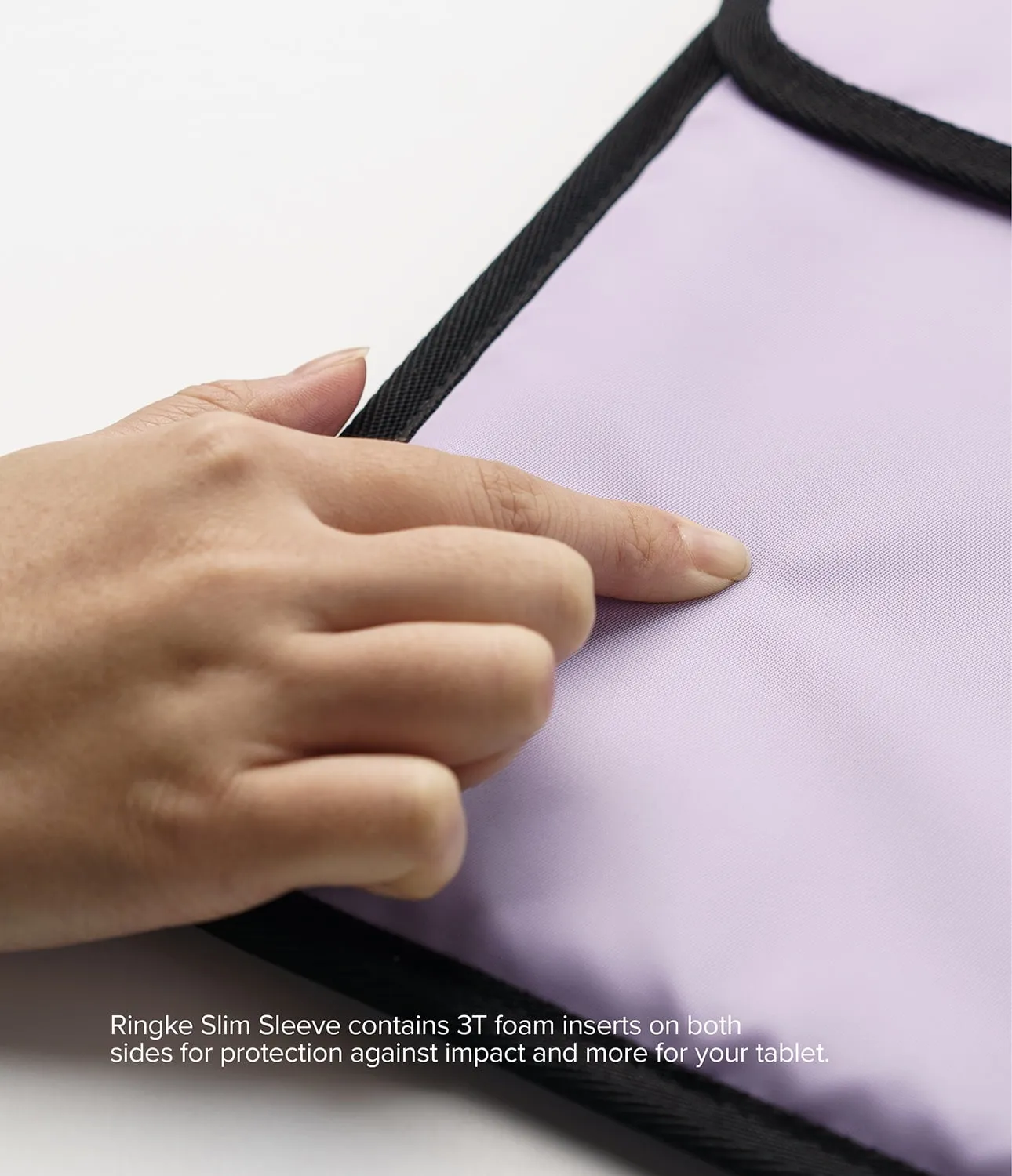 Ringke Pad Pouch Slim Sleeve for Tablet PCs and Other Accessories -Light Purple