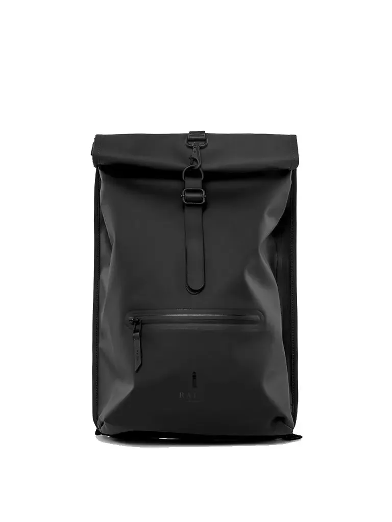 Rolltop Rucksack- Black