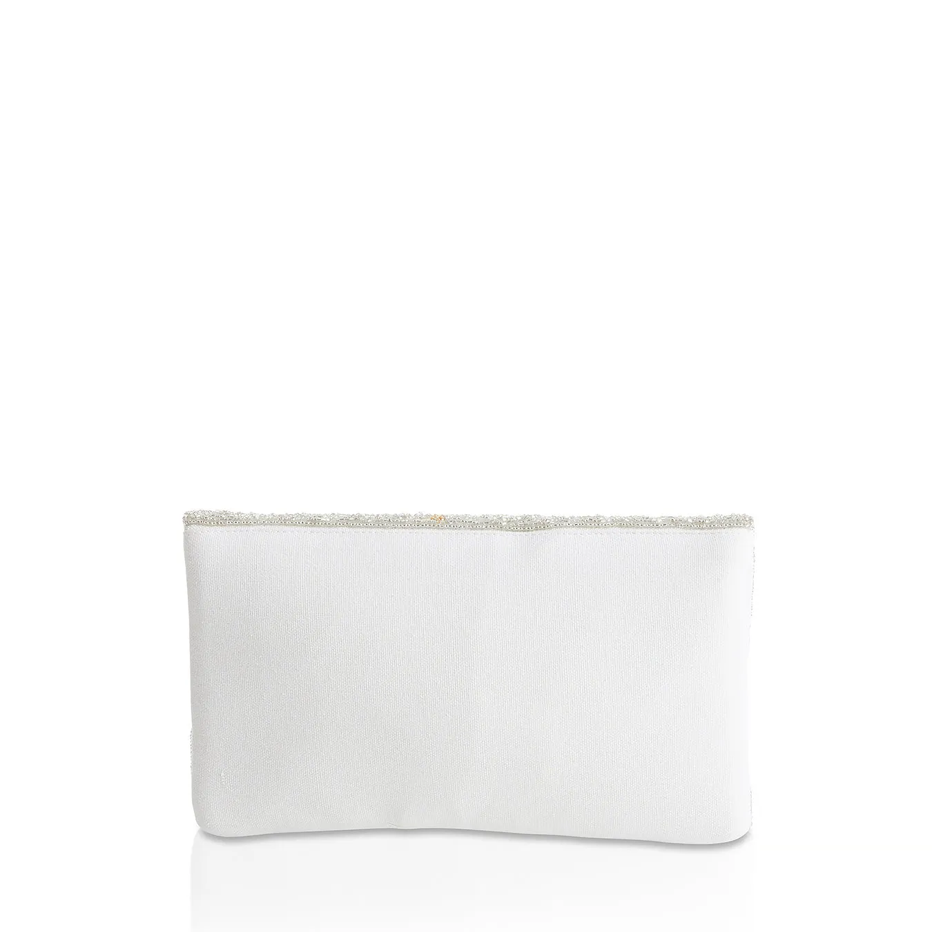 Silver Beaded Clutch w/ Nantucket Island Gold