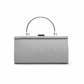 Silver Formal Clutch P15543